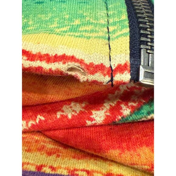 Lauren Ralph Lauren Women Zip Up Hoodie Jacket Size XL Aztec Southwestern Tribal - Picture 8 of 8